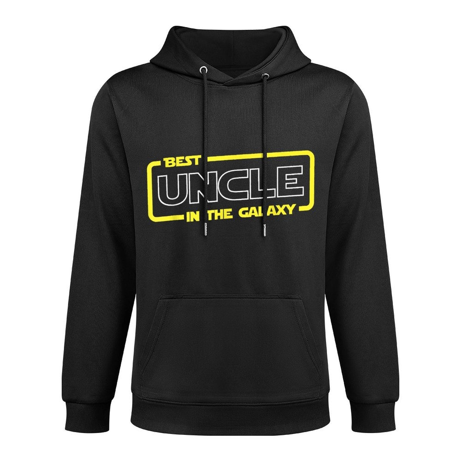 My Happy Big Family Gift Shop Best Uncle in The World  From Niece  Nephew Cotton-Polyester Blend Hoodie