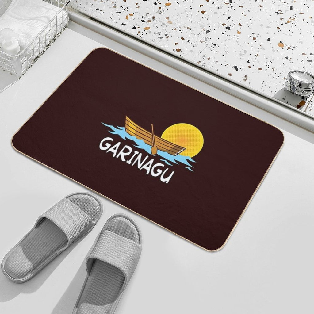 Garinagu Sunset at Sea  Non-Slip Bath Mat