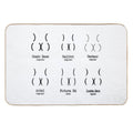 Wich One Is Your Butt Font  Eco-Friendly Bath Mat