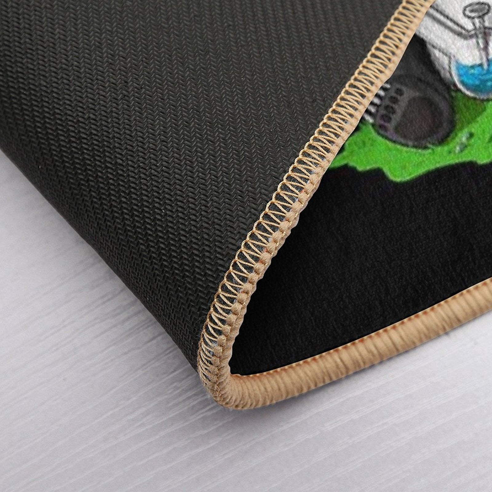 Panda Hippie Stoner  Stain-Proof Bath Mat