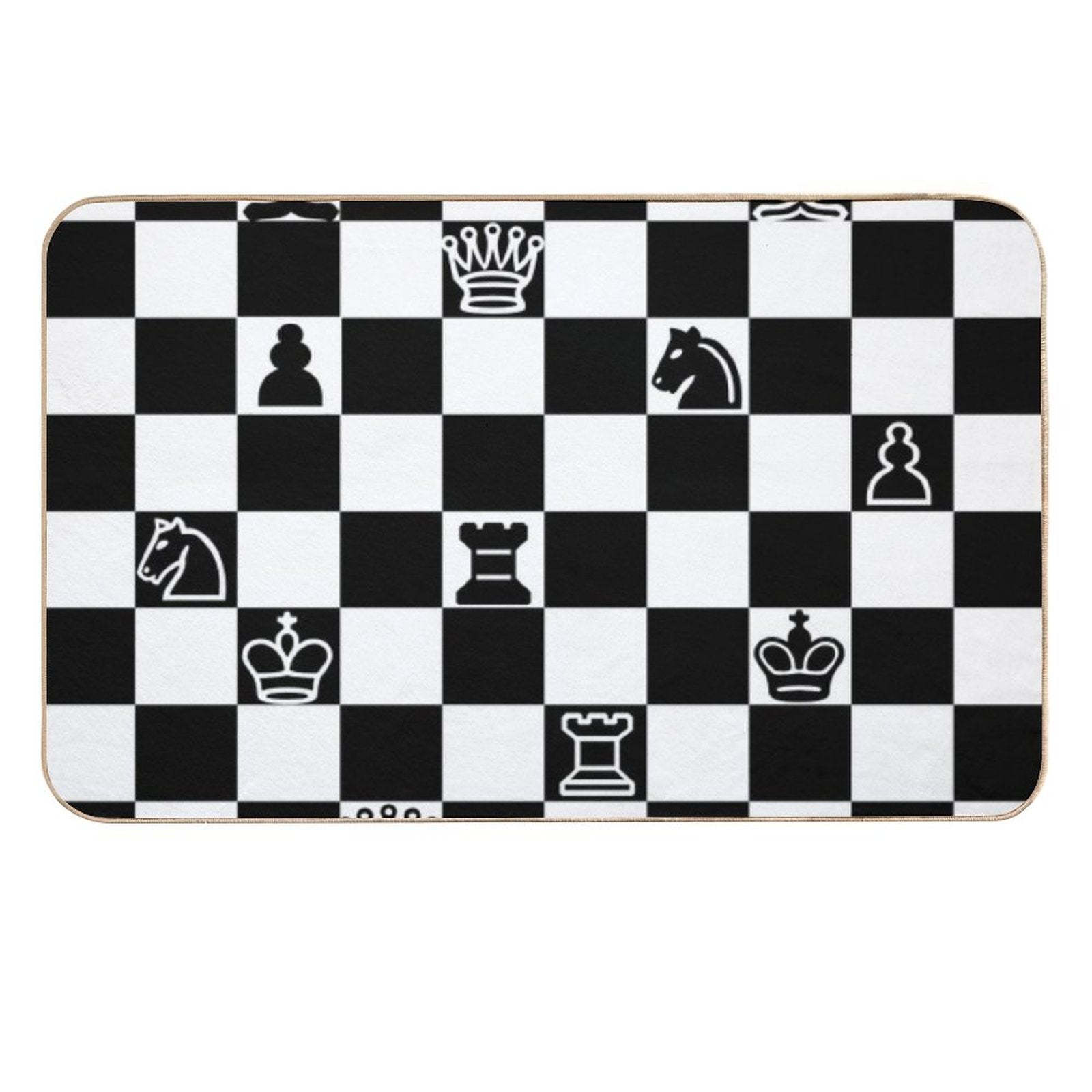Chess  Pet-Safe Bath Mat