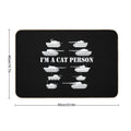 Im A Cat Person Ww2 10 German Tanks  Fade-Resistant Bath Mat