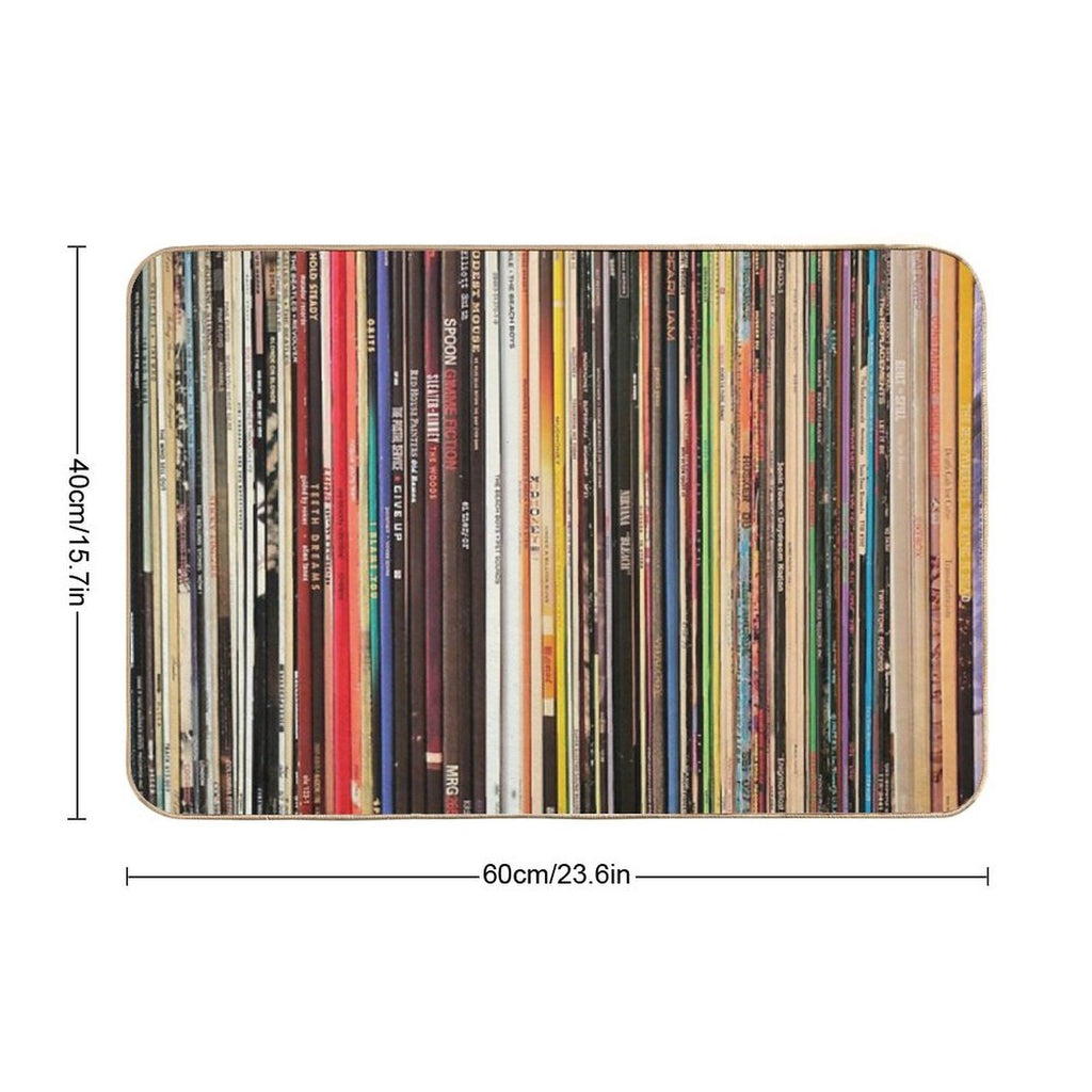 Ultimate Vinyl Record Collection  Pet-Safe Bath Mat