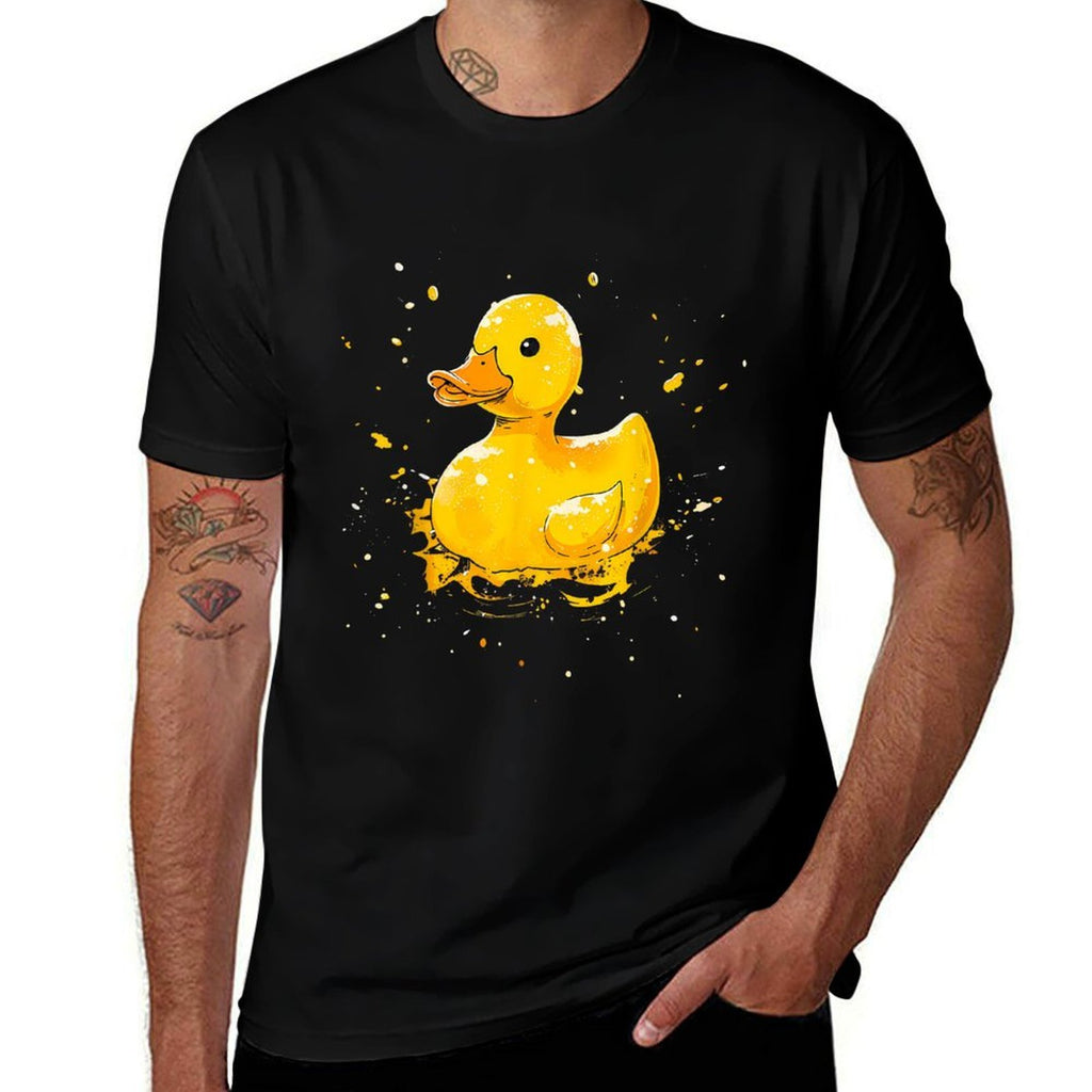 Rubber Duck Watercolor Rubber Duckling Rubber Duck Lover  Lightweight T-Shirt