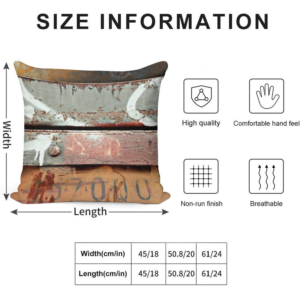 Industrial Grunge Soft Bedroom Essential Throw Pillow