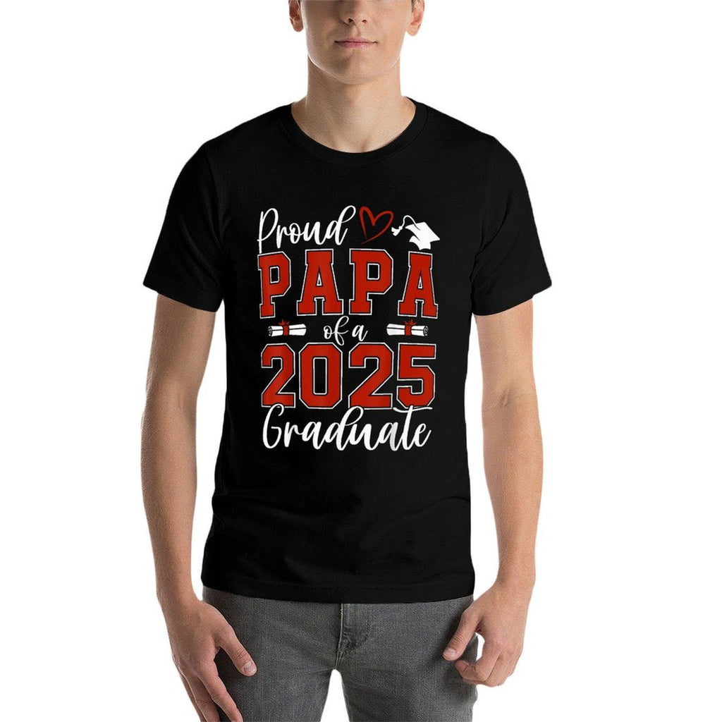 Proud Papa Of A Class Of 2025 Graduate Senior Graduation  Classic T-Shirt