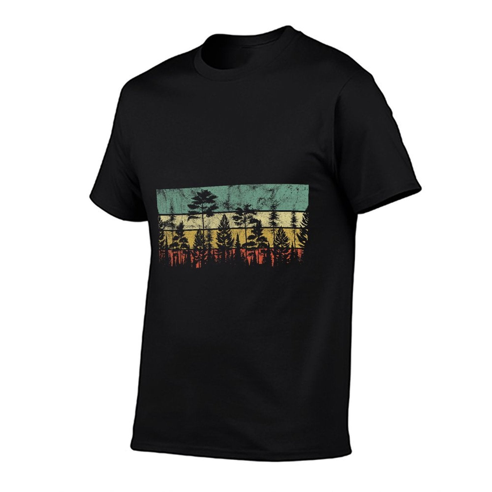 Trees Outdoors Wildlife Nature Vintage Forest Nature Retro  Soft T-Shirt