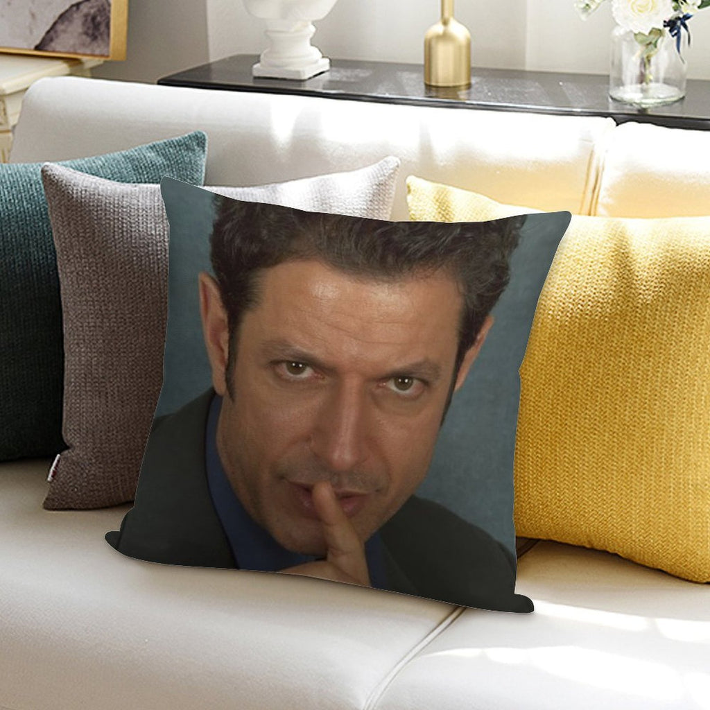Jeff Goldblum Soft Home Decor Throw Pillow