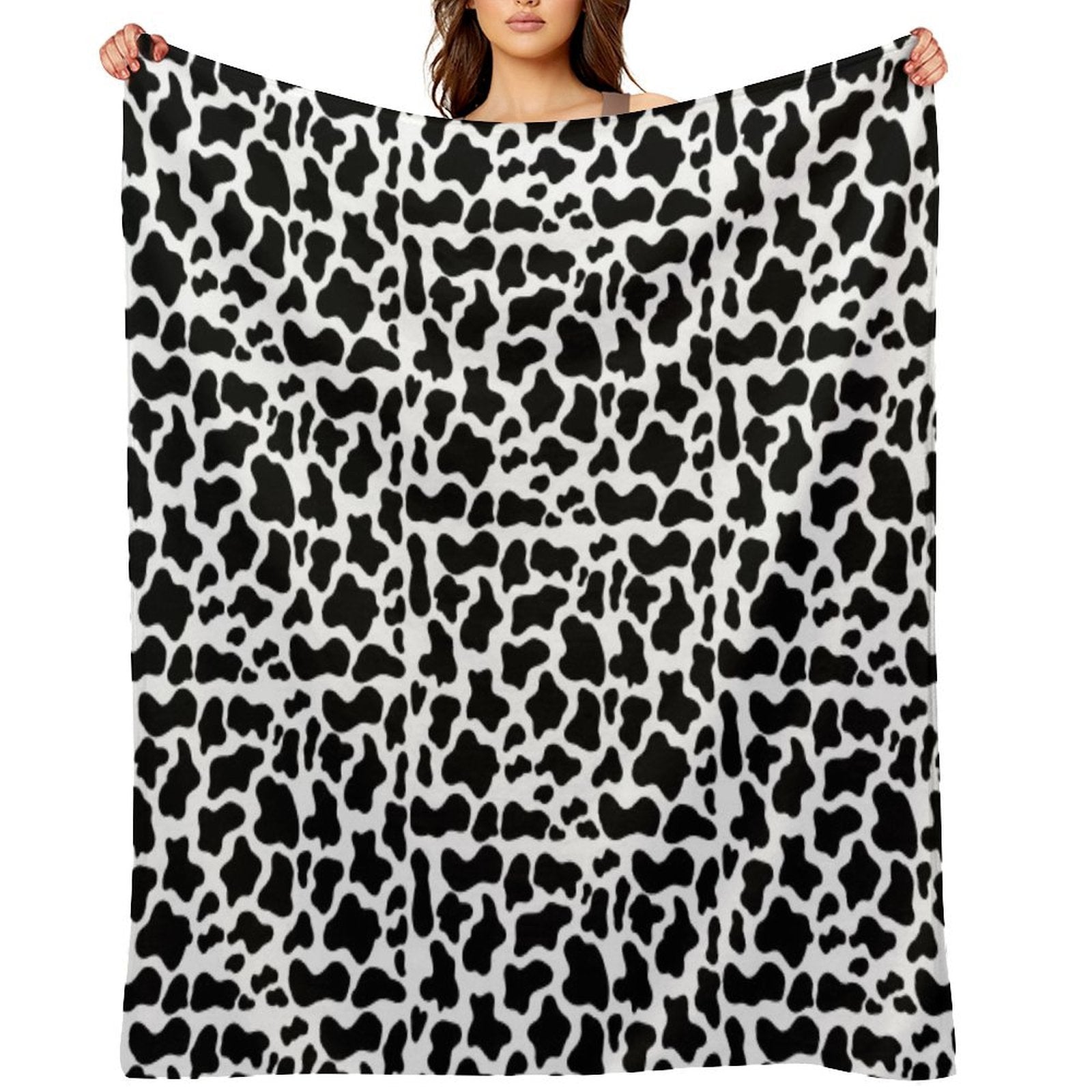 Cow Print Premium Throw Blanket