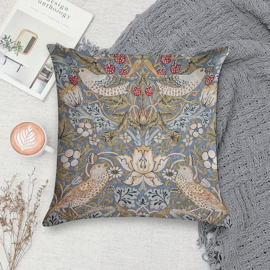 The Strawberry Thief Soft Home Decor Throw Pillow