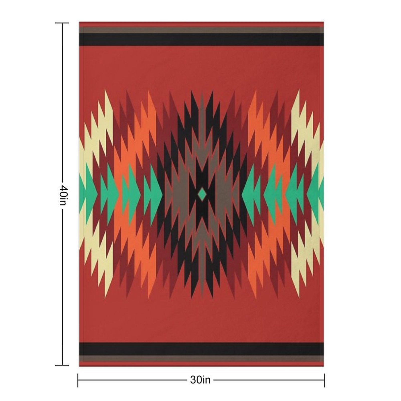 Navajo Blanket Design 5 Easy Care Throw Blanket