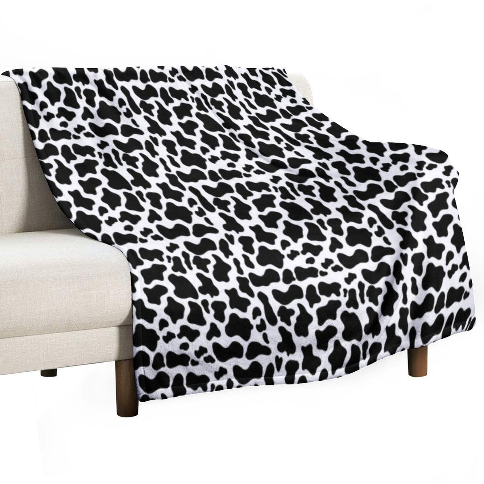 Cow Print Premium Throw Blanket