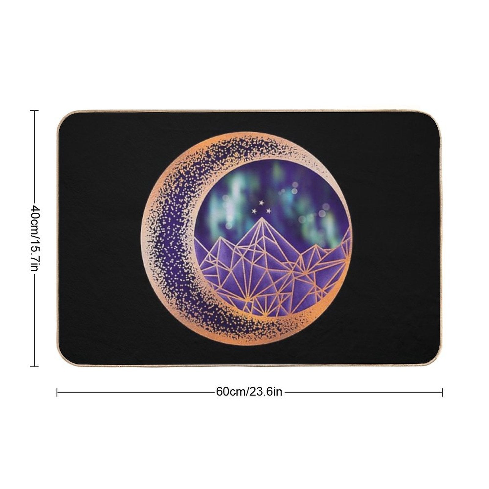 Gold Night Court Insignia  Easy Maintenance Bath Mat