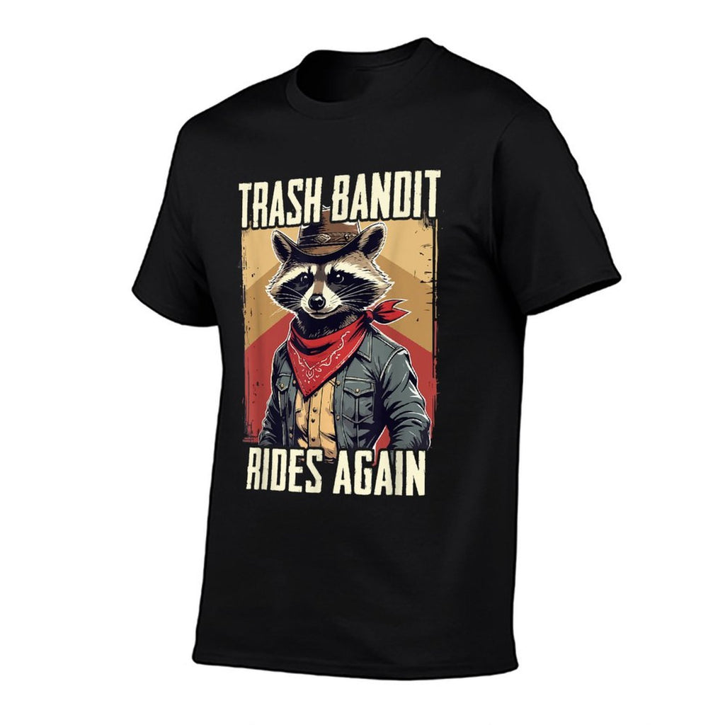Trash Bandit Rides Again Cowboy Raccoon Meme Kids Women Men  Affordable Price T-Shirt