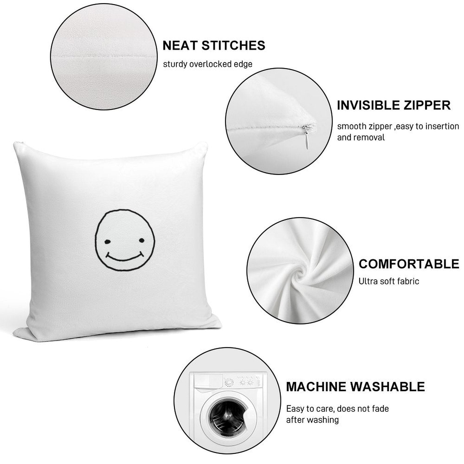 Laserluca 2 Soft Anti-Pilling Throw Pillow