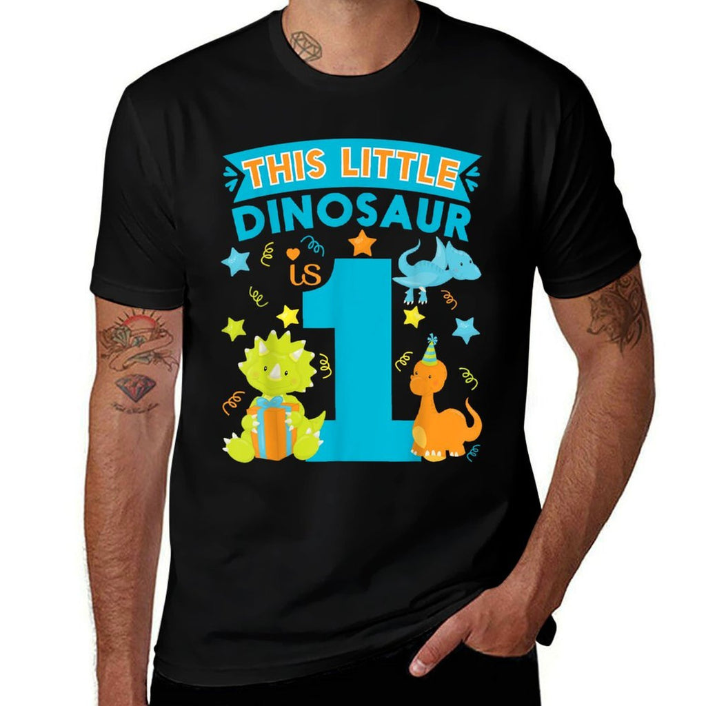 This Dinosaur Is 1 Year Old Dinosaur 1st Birthday Kids  Affordable Price T-Shirt