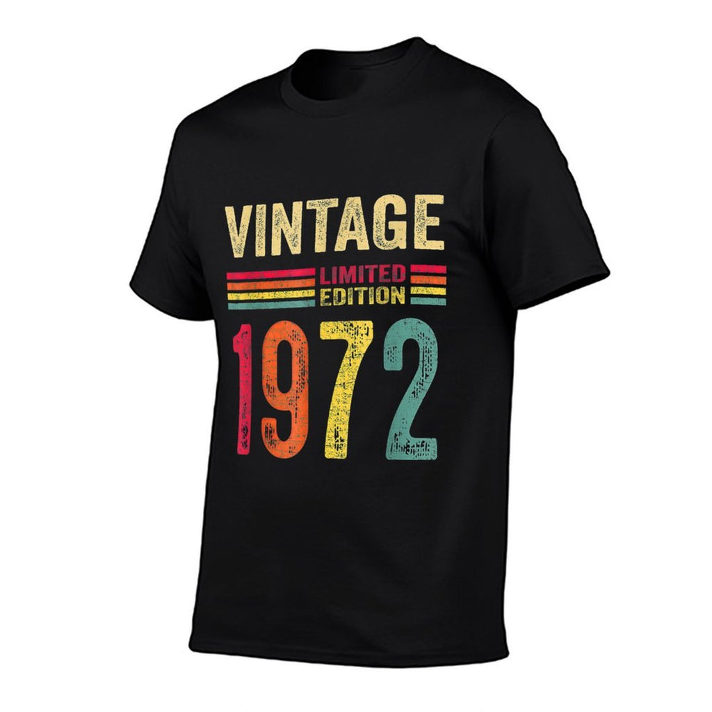 50 Year Old Gifts Vintage 1972 Limited Edition 50th Birthday  Oversized Silhouette T-Shirt