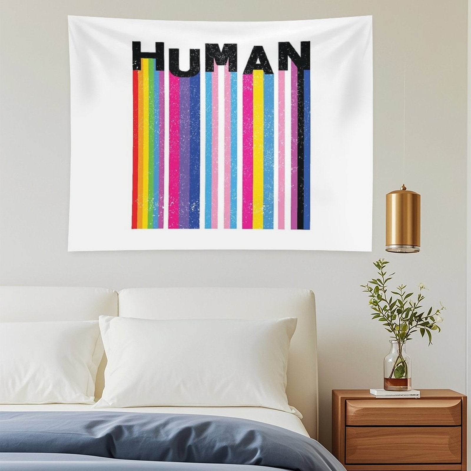 HUMAN LGBT Pride Flags Tapestry