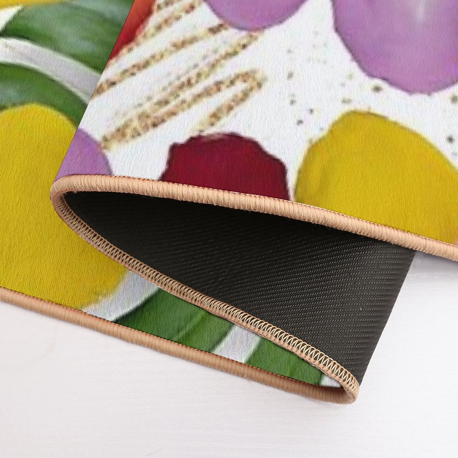 Tropical Romance (for Plant Lovers)  Slip-Resistant Bath Mat