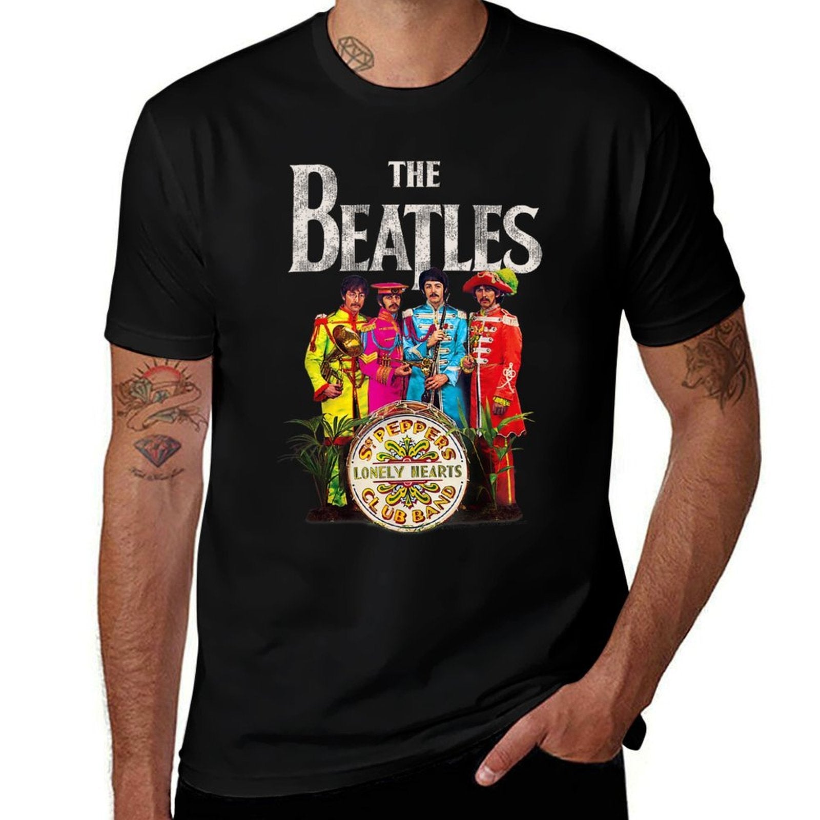 The Beatles Sgt. Pepper's Lonely Hearts Comfortable T-Shirt