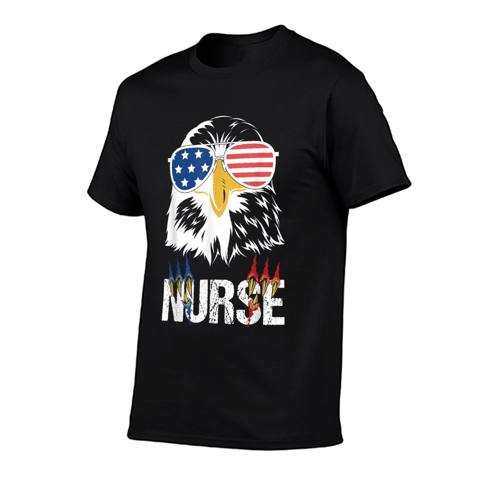 Patriotic Eagle 4th of July USA American Nurse 2023  Odor-resistant T-Shirt