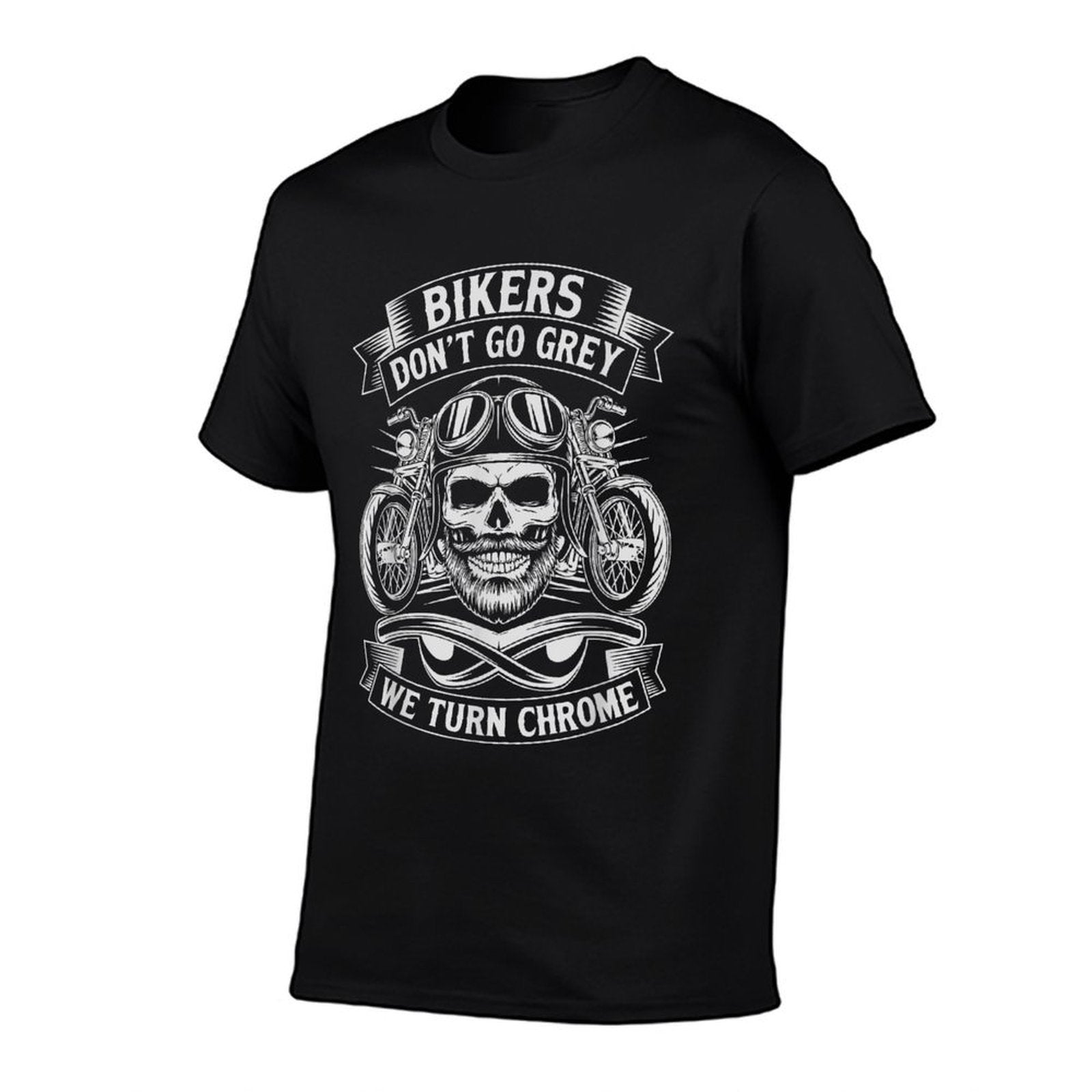 Funny Bikers Dont Go Grey Funny Classic Biker Motorcycle  Graphic-printed T-Shirt