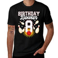 8th Birthday Bowling Boy Eight Year Old Bowler Birthday  Affordable Price T-Shirt