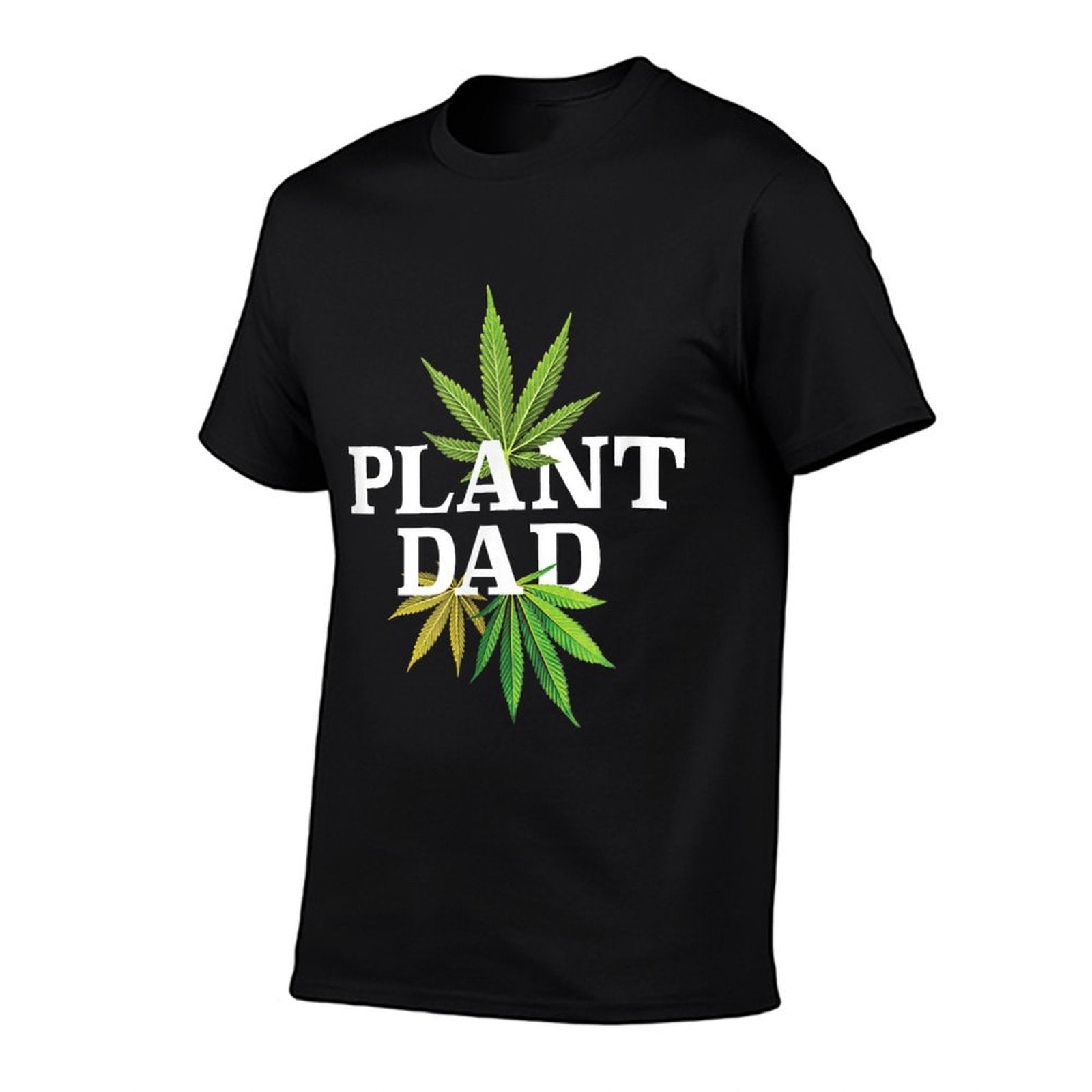 Weed Pot Leaf Marijuana Plant Dad  Trendy Pattern T-Shirt
