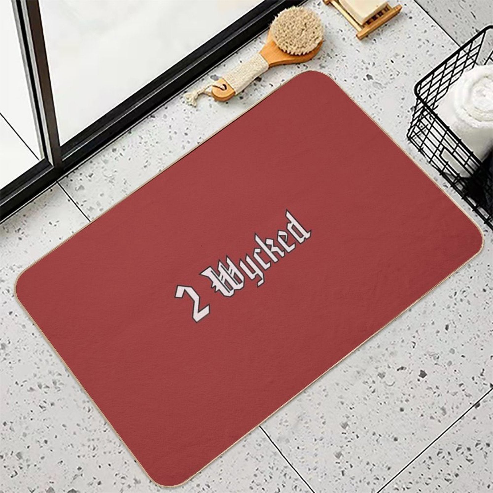 2 Wycked  Rapid-Drying Bath Mat