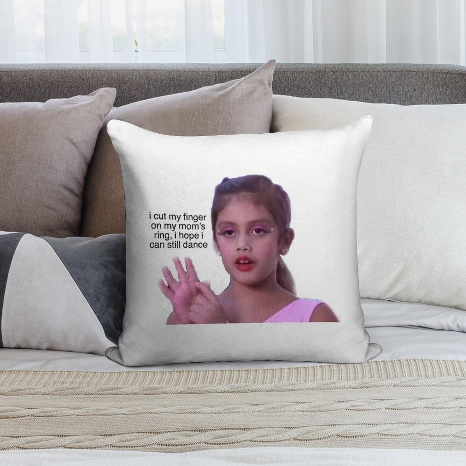 Vivi-Anne Soft Easy Maintenance Throw Pillow