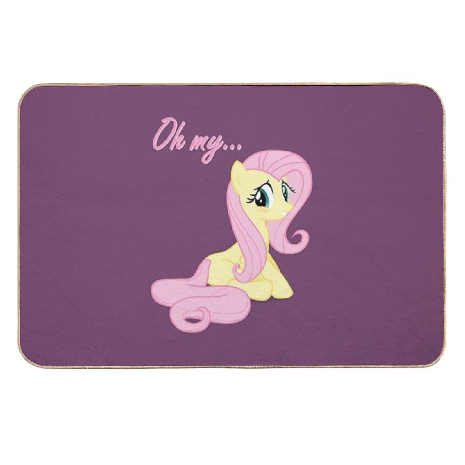 Shy Pony  Fade-Resistant Bath Mat