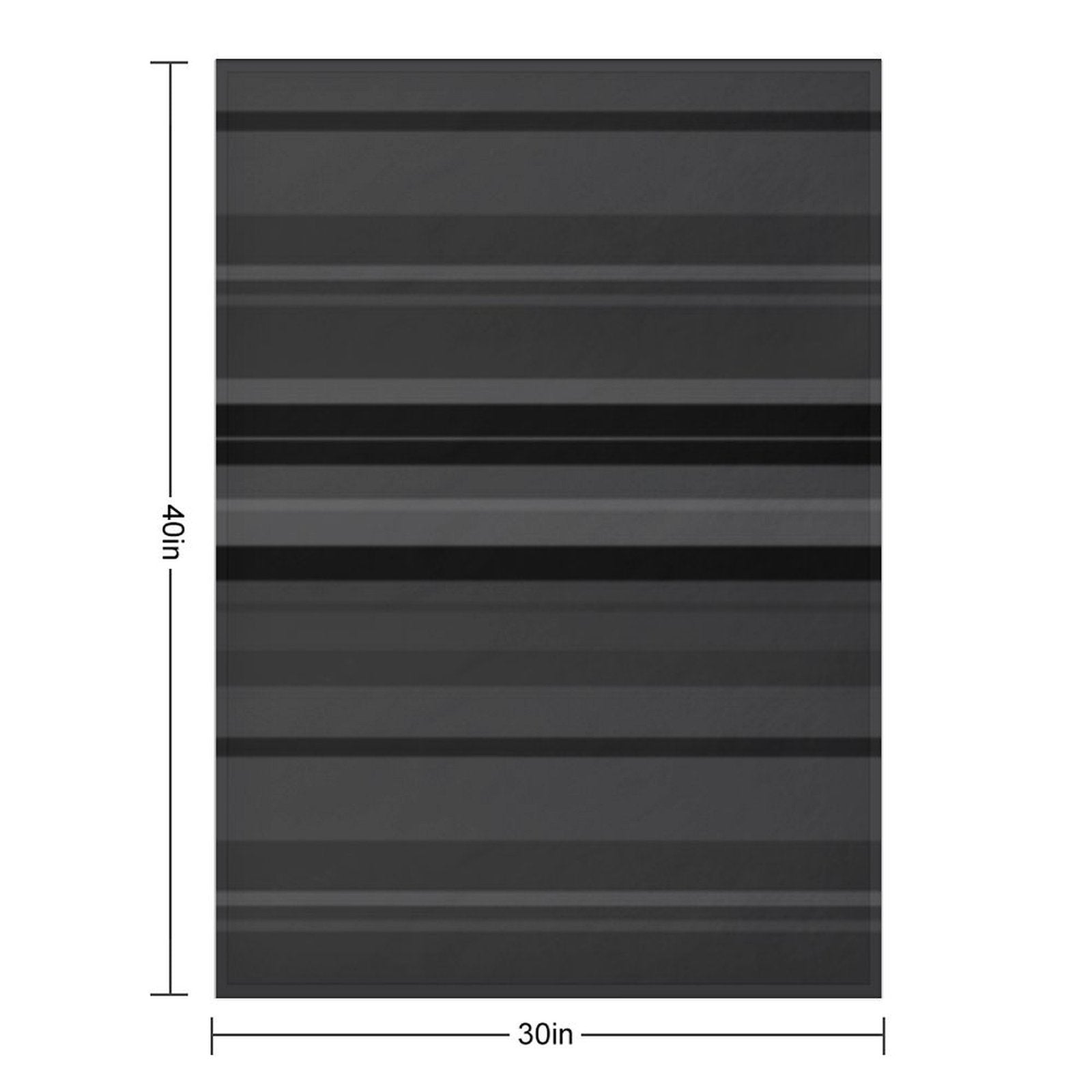 Horizontal Variations on Shades of Grey Lightweight Throw Blanket