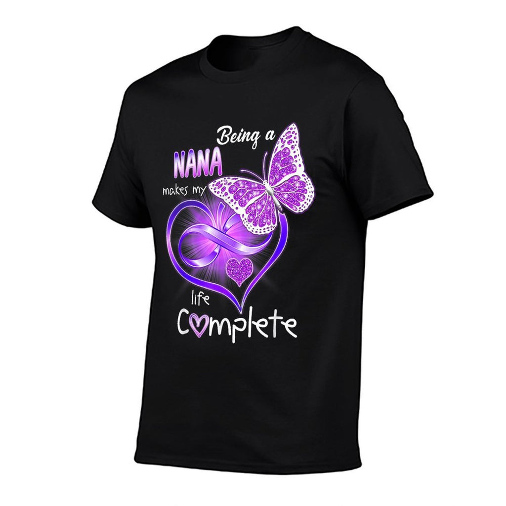 Being A Nana Makes My Life Complete  Eco-friendly Material T-Shirt