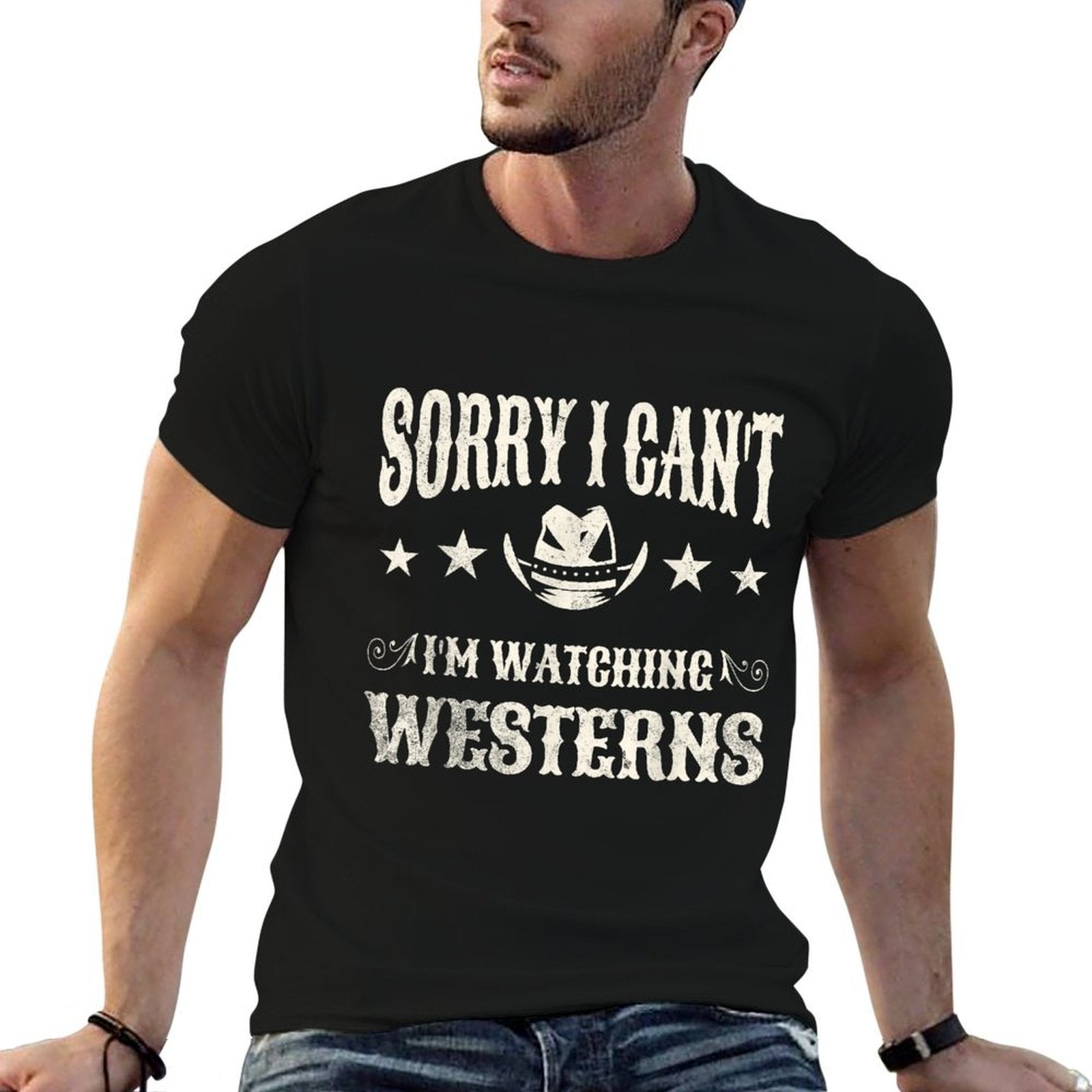 Western Movie Lover Cowboy  Moisture-wicking T-Shirt
