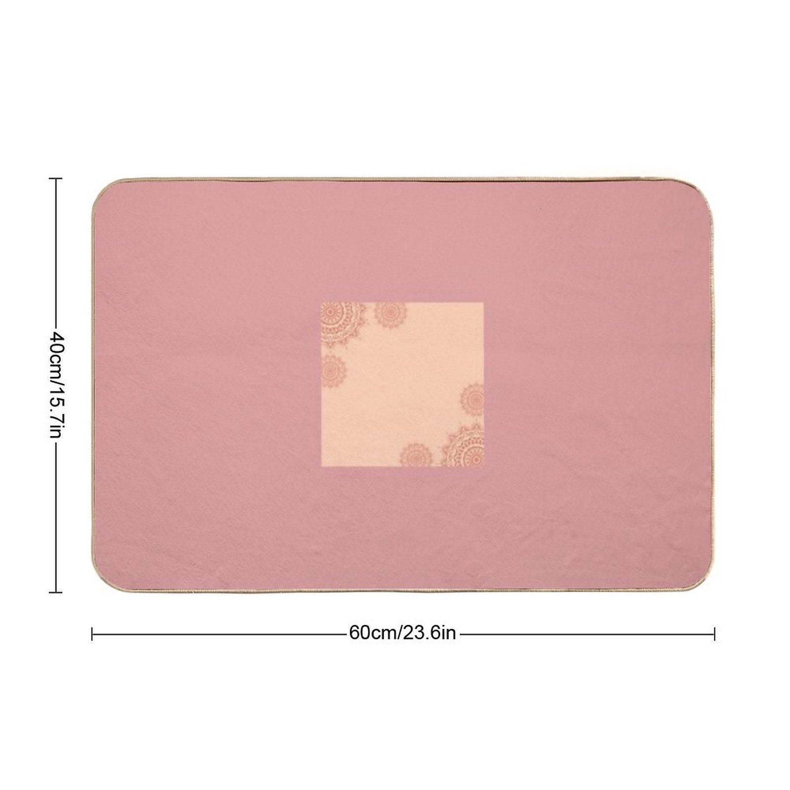 Mandala  Fade-Resistant Bath Mat
