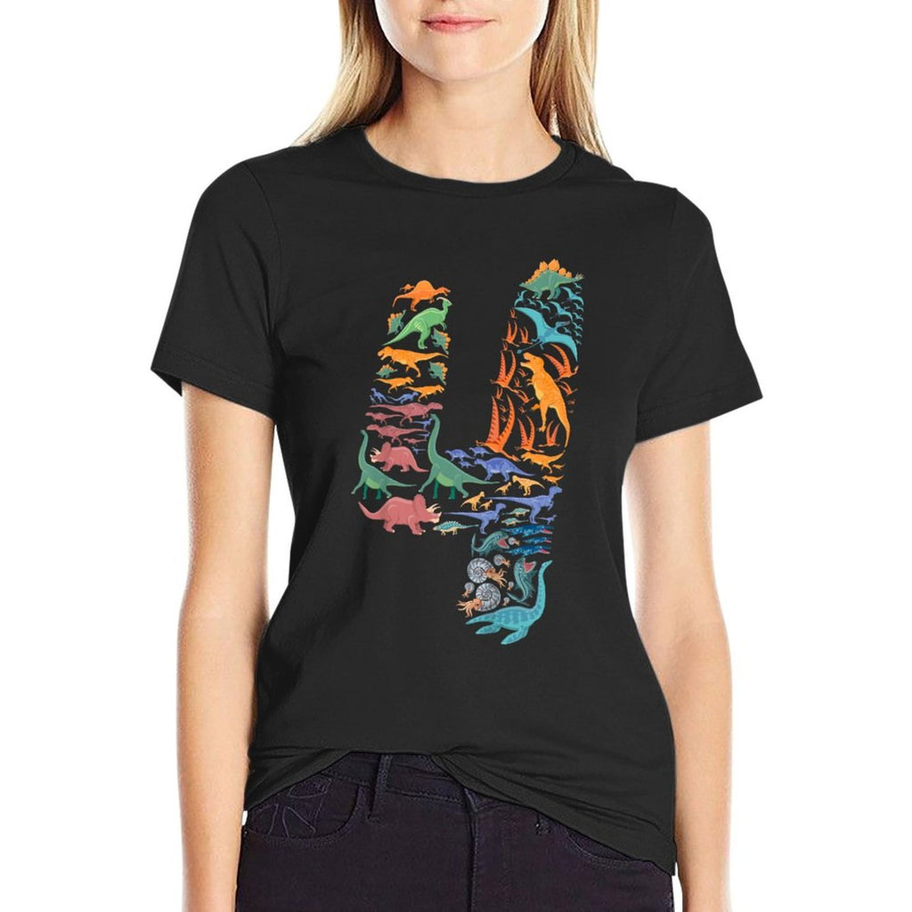 Kids Dinosaur 4th Birthday Boy 4 Years T-Rex Party Rawr I'm 4  Soft T-Shirt