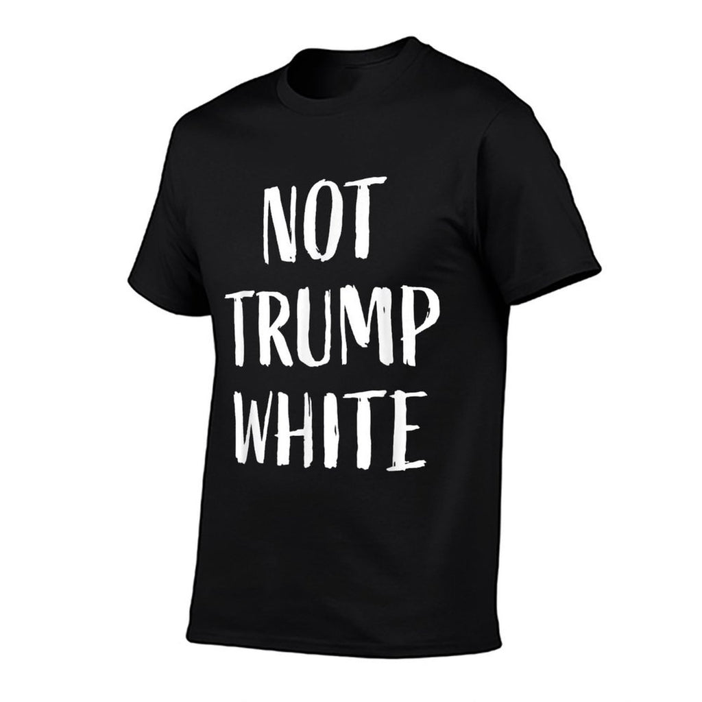 Funny Not Trump White Retro  Heathered Texture T-Shirt