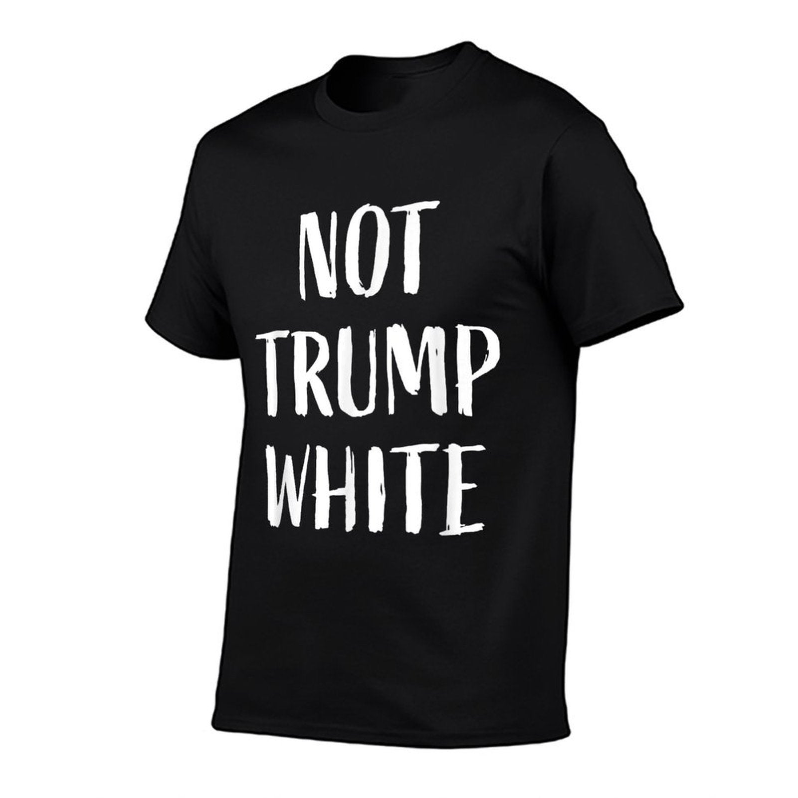 Funny Not Trump White Retro  Heathered Texture T-Shirt