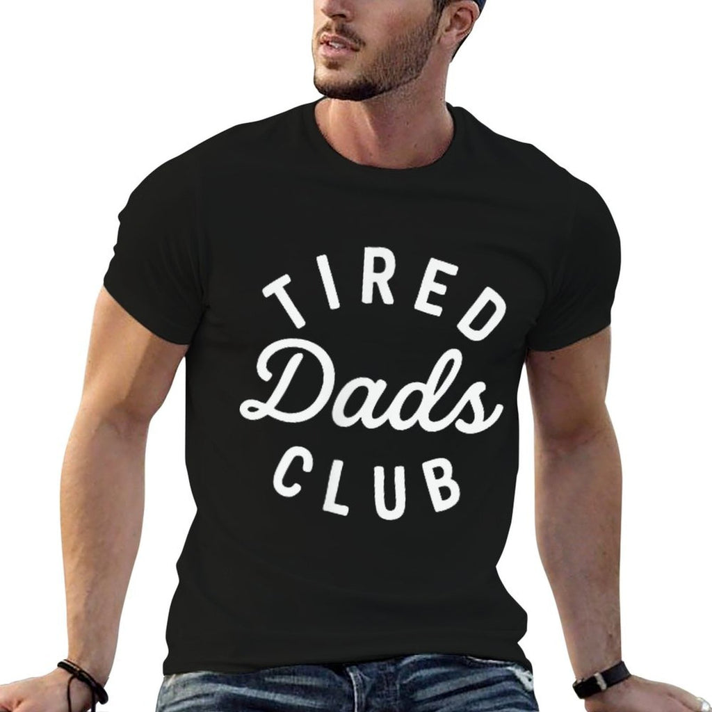 Tired Dads Club ( 2 Sided) Car Race Track On Dad Daddy Mens  Moisture-wicking T-Shirt