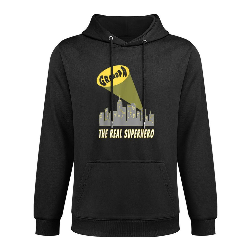 Grandpa - The Real Superhero Relaxed Fit Hoodie