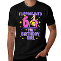 6th Birthday Girl Gymnastics Party Outfit Gymnast  High-quality Stitching T-Shirt