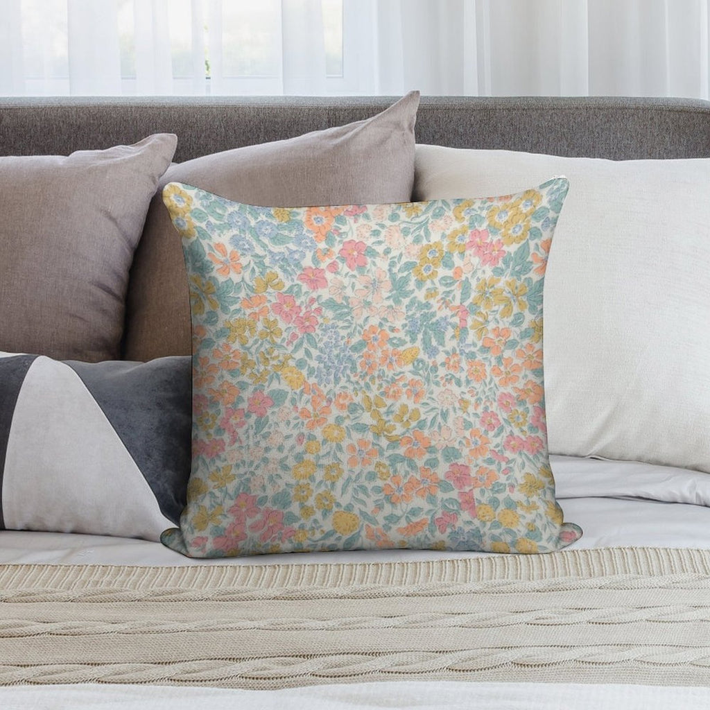 Multicolor Liberty- Betsy Soft Fade-Resistant Throw Pillow