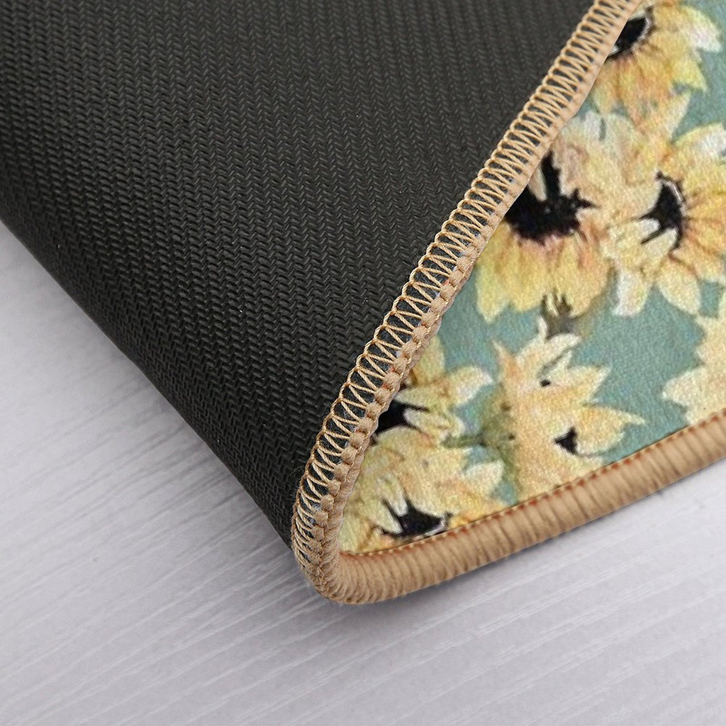Blossom Sunflowers  Slip-Resistant Bath Mat