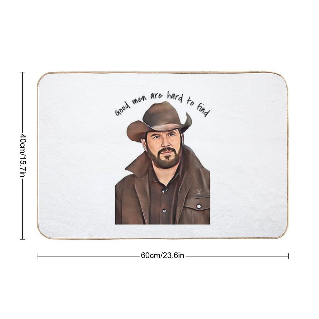 Good Men Are Hard to Find  Rapid-Drying Bath Mat