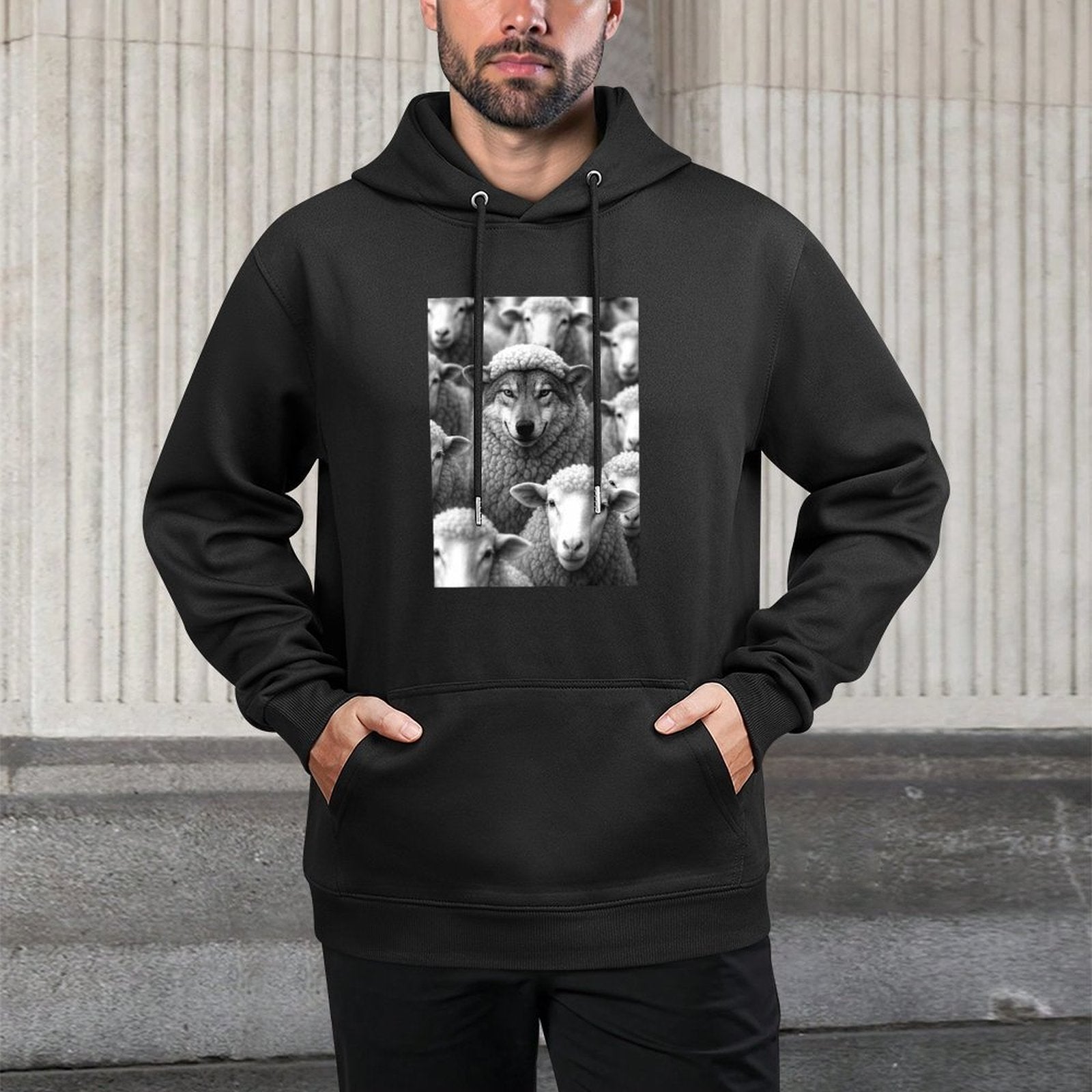 Wolf in Sheeps Fur Durable Construction Hoodie
