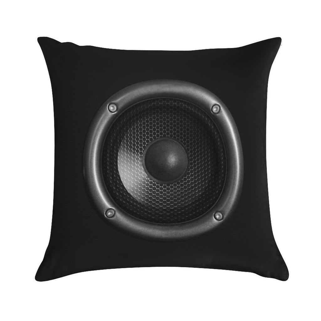 Music Speaker Soft High-Density Material Throw Pillow