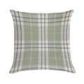 Sage Green Plaid Soft Anti-Pilling Throw Pillow