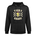 Retro Third Grade Teacher Lightning Bolt Pencil Teacher Kids Medium-Weight Fabric Hoodie