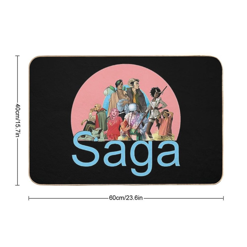 Entire Saga Durable Bath Mat