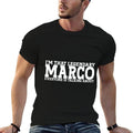 Marco Personal Name Funny Marco  Polyester Blend T-Shirt